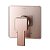 Acabamento Monocomando Para Chuveiro Baixa Pressão 3/4" Edge Cobre Escovado - 00850069 - Docol - Imagem 1