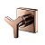 Acabamento Para Registro Docolbase 1/2", 3/4" E 1" Docol City Cobre Polido - 00877130 - Docol - Imagem 1