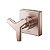 Acabamento Para Registro Docolbase 1/2", 3/4" E 1" Docol City Cobre Escovado - 00877169 - Docol - Imagem 1