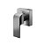 Acabamento Para Registro Docolbase 1/2", 3/4" E 1" Vougan Grafite Escovado - 00885370 - Docol - Imagem 1
