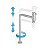 Tor Lav B Alta Nova +Docol Cr - 00897306 - Docol - Imagem 1