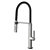 Monocomando Doc Tech Inox Escovado Com Mangueira Na Cor Preta - 009073Bi - Docol - Imagem 1