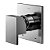 Acabamento Monocomando Para Chuveiro 3/4" New Edge/Minima Grafite Polido - 00925948 - Docol - Imagem 1