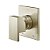 Acabamento Monocomando Para Chuveiro E Ducha Higiênica 1/2" New Edge/Minima Níquel Escovado - 00926044 - Docol - Imagem 1