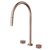 Misturador De Cozinha Para Mesa Com Ducha Retrátil Mix&Match Cobre Escovado - 01546969 - Docol - Imagem 1