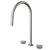 Misturador De Cozinha Para Mesa Com Ducha Retrátil Mix&Match Inox Escovado - 015469Bh - Docol - Imagem 1