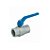 Válvula De Esfera Com Alavanca 3/4" Azul - 30300606 - Docol - Imagem 1