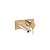 Monocomando Para Lavatorio De Parede Insignia Rose Gold - A5A353ARGC - ROCA - Imagem 1