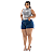 SHORT PLUS SIZE B/F C/CINTO BRANCO REF-9876 TAM-46 ao 52 - Imagem 1