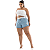 SHORT PLUS SIZE  B/F C/CINTO BRANCO REF-9879 TAM-46 AO 52 - Imagem 1