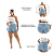 SHORT PLUS SIZE  B/F C/CINTO BRANCO REF-9879 TAM-46 AO 52 - Imagem 3