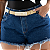 SHORT PLUS SIZE DESFIADO C/CINTO DOURADO REF-9895 (46 AO 52) - Imagem 2