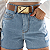 SHORT SLIM B/F C/CINTO CARAMELO REF-9938 TAM - 36 AO 44 - Imagem 2
