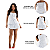 BLUSA BRANCA TOMARA QUE CAIA REF-9803 TAM- P, M, G - Imagem 4