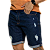 BERMUDA MASCULINA B/VIRADA JEANS ESCURO REF9276 (N-36 AO 46) - Imagem 2