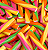 Gelatina Fini Tubes Twister  - Embalagem com 80G - Imagem 2
