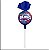 Pirulito Blong 12 Blue Peccin - Pacote 50 UN - Imagem 2