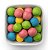 Chiclete Xclé Bolinha Sabor Tutti Frutti - Docile  50 UN - Imagem 2