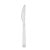 Faca Forte Strawplast Cor Branco - Pacote com 20 UN - Imagem 2