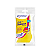 Garfo Sobremesa Strawplast Cor Amarelo - Embalagem com 50 UN - Imagem 1