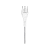 Garfo Sobremesa Strawplast Cor Cristal - Embalagem com 50 UN - Imagem 2