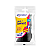 Garfo Sobremesa Strawplast Cor Preto - Embalagem com 50 UN - Imagem 1