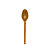 Colher Sobremesa Strawplast Cor Dourado - Embalagem com 50 UN - Imagem 2