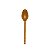 Colher Sobremesa Strawplast Cor Dourado - Pacote com 50 UN - Imagem 2