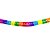 Enfeite Decorativo Junino Guirlanda Redonda Pequena Colorida 02 uni. - 2,5m - Imagem 1