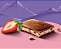 Chocolate Milka Recheado Strawberry Yogurt - Embalagem com 100G - Imagem 2
