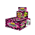 Chiclete Buzzy Tatuagem Tribal Morango 400G - Imagem 1