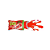 Chiclete Buzzy Croc Morango 172G - Imagem 2