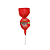 Pirulito Pop Mania Azedinha Morango - Pacote com 600G - Imagem 2
