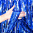 Cortina Decorativa Metalizada Azul 100x200CM - Imagem 2