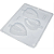Forma De Acetato Simples BWB Folha (533) com 1un - Imagem 1