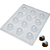 Forma De Acetato Simples BWB Bombom Riscado (05)  com 1un - Imagem 2
