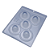 Forma De Acetato Especial BWB Mini Trufa (813) com 1un - Imagem 1