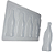 Forma De Acetato Especial BWB Garrafa Tipo 250Ml (3575) com 1un - Imagem 2