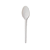 Colher Refeição Strawplast Cor Branco - Embalagem com 50 UN - Imagem 2