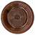 Prato Raso Descartável Forfest Marron 15CM - Pacote com 10 UN - Imagem 1