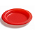Prato Raso Descartável Copobras Vermelho 15CM - Pacote com 10 UN - Imagem 2
