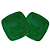 Prato Quadrado Descartável Trik Trik Verde Escuro 15CM - Embalagem com 10 UN - Imagem 2