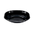 Cumbuca Oval Descartável Trik Trik Preto 15x11CM - Pacote com 10 UN - Imagem 2