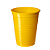Copo Descartável Copobras Amarelo 200ML - Pacote com 50 UN - Imagem 1