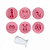 Carimbos para Doces Eróticos BlueStar 2CM - Kit com 7 Peças - Imagem 1