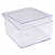 Cake Box Cristal Quadrada com Tampa 1,5L - Imagem 3