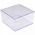Cake Box Cristal Quadrada com Tampa 1,5L - Imagem 1