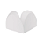 Porta Forminha 4 pétalas Branco NC Toys - Pacote com 50UN - Imagem 1