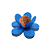 Porta Forminha Flor Azul NC Toys - Pacote com 50UN - Imagem 2