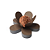 Porta Forminha Flor Marrom NC Toys - Pacote com 50UN - Imagem 2